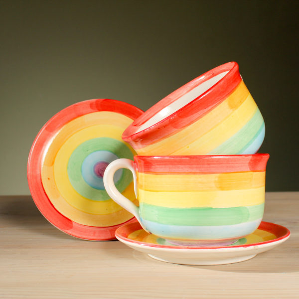 Tazza grande arcobaleno